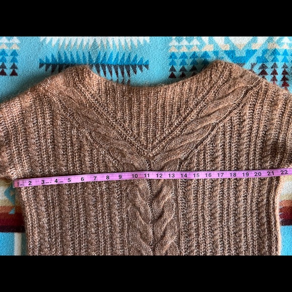 Sezane Marius Jumper Mohair Sweater Camel - Picture 4 of 11